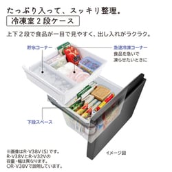 ヨドバシ.com - 日立 HITACHI 冷蔵庫 Vタイプ（315L・幅54cm・左開き
