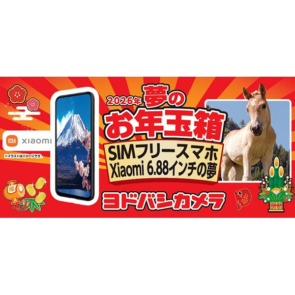 ヨドバシ夢のお年玉箱2026、1万円スマホの中身が判明！元取れ過ぎな