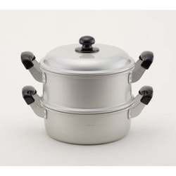 ヨドバシ.com - 北陸アルミニウム ゆうげ紀行 二段蒸し器 22cm 12167