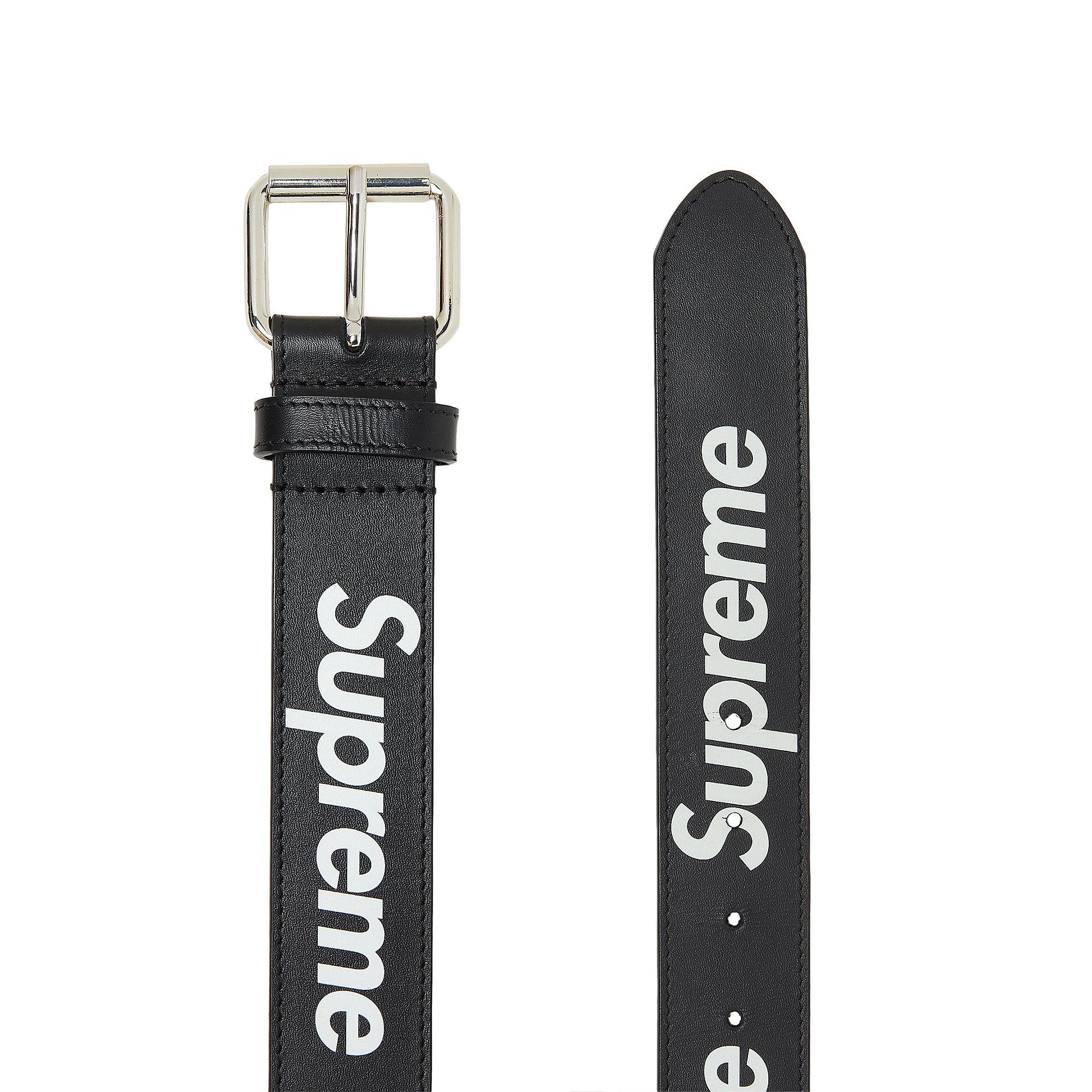 Buy Supreme Repeat Leather Belt 'Black' - SS22A47 BLACK | GOAT UK