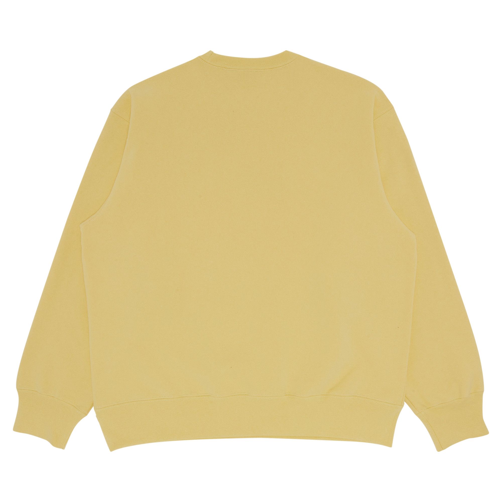 Buy Supreme Box Logo Crewneck 'Pale Yellow' - FW22SW65 PALE YELLOW