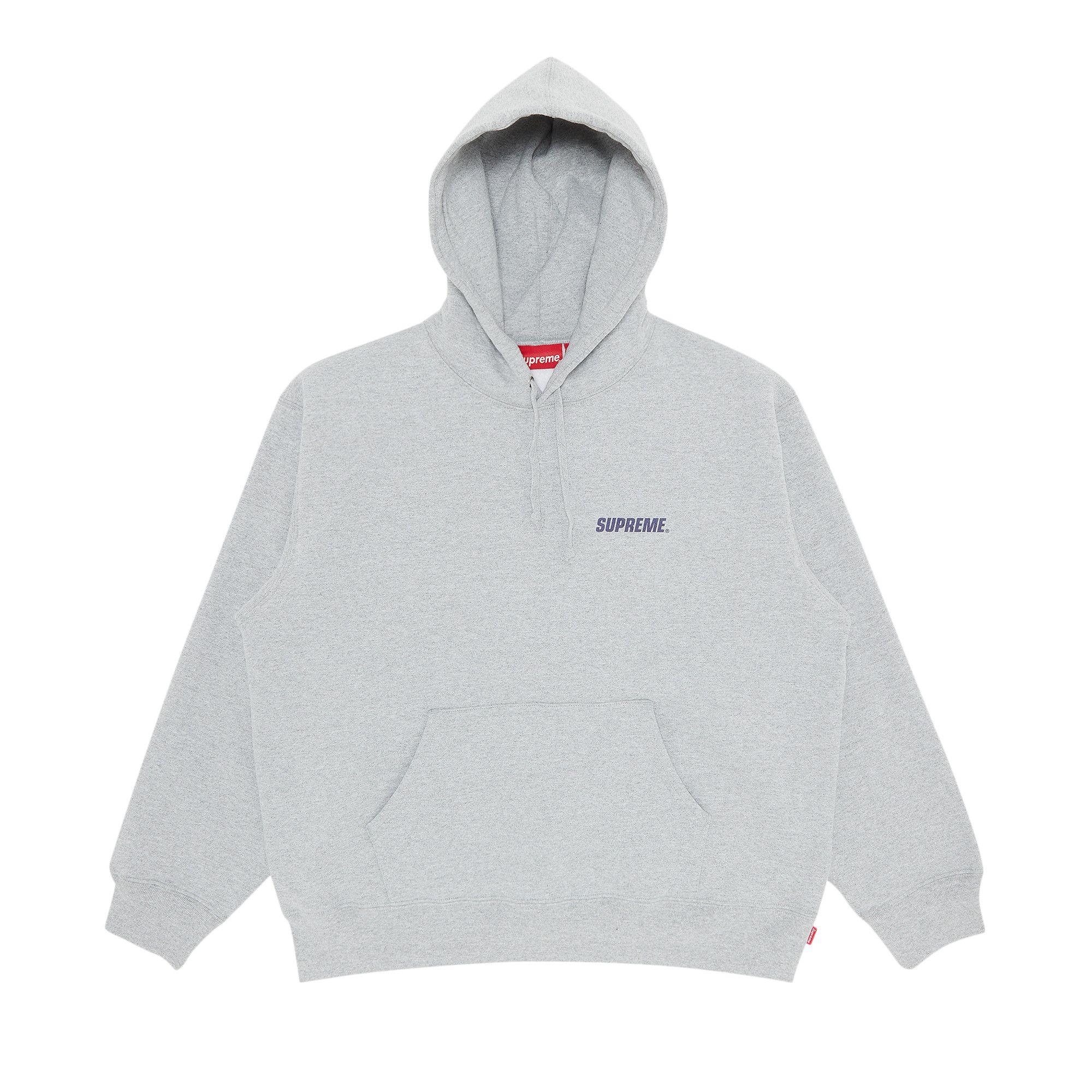 Buy Supreme Crown Hooded Sweatshirt 'Heather Grey' - FW23SW116