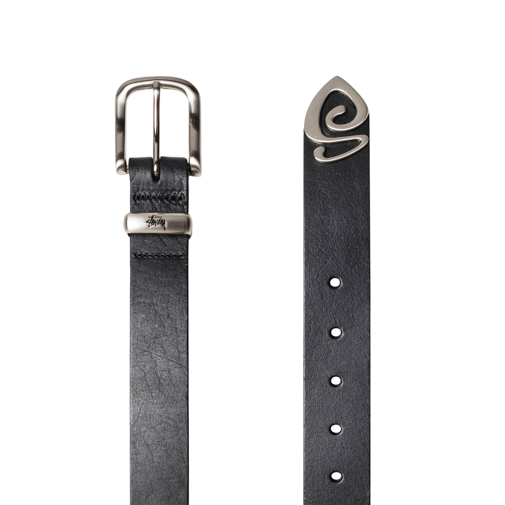 Buy Stussy Metal S Tip Belt 'Black' - 135191 BLAC | GOAT