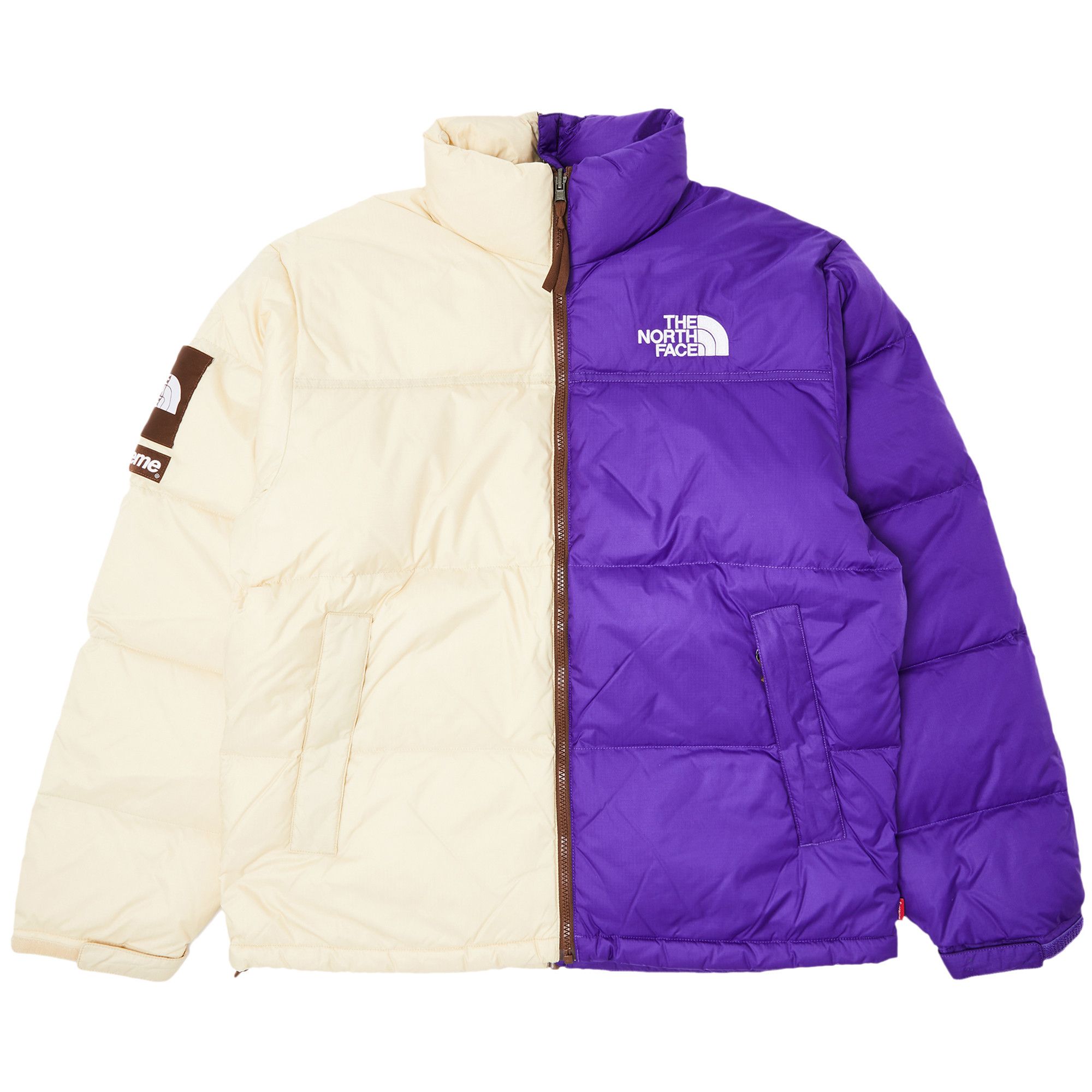 Buy Supreme x The North Face Split Nuptse Jacket 'Tan' - SS24J60