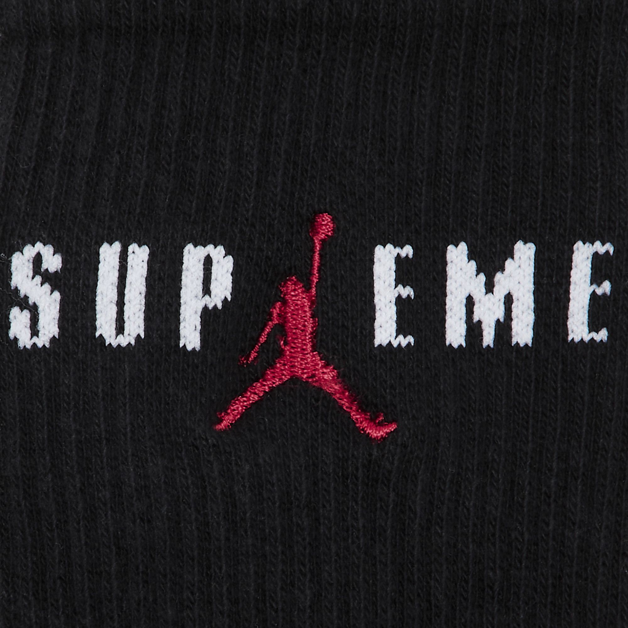 Buy Supreme x Jordan Crew Socks (2 Pack) 'Black' - FW24A3 BLACK | GOAT