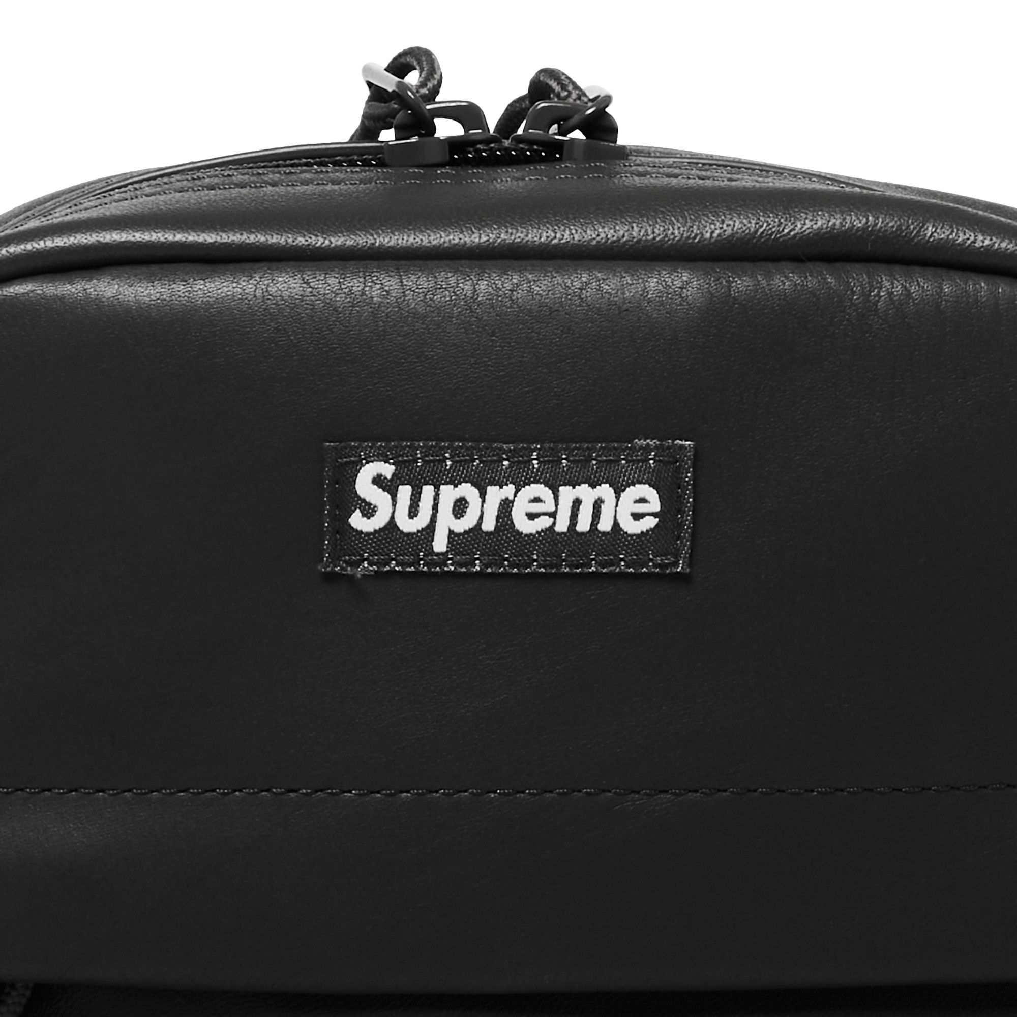Buy Supreme Leather Shoulder Bag 'Black' - FW24B44 BLACK | GOAT