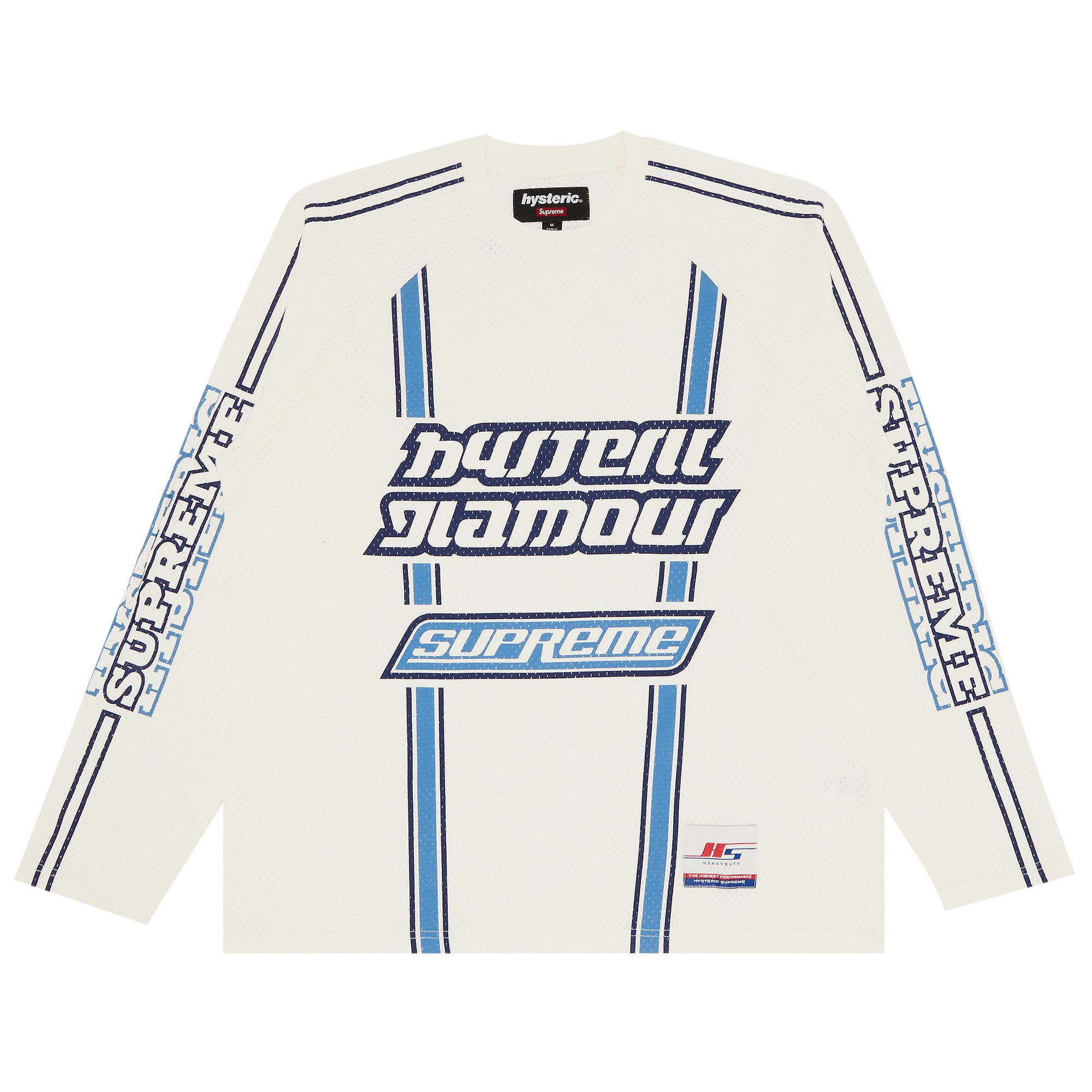 Buy Supreme x HYSTERIC GLAMOUR Mesh Long-Sleeve Top 'White