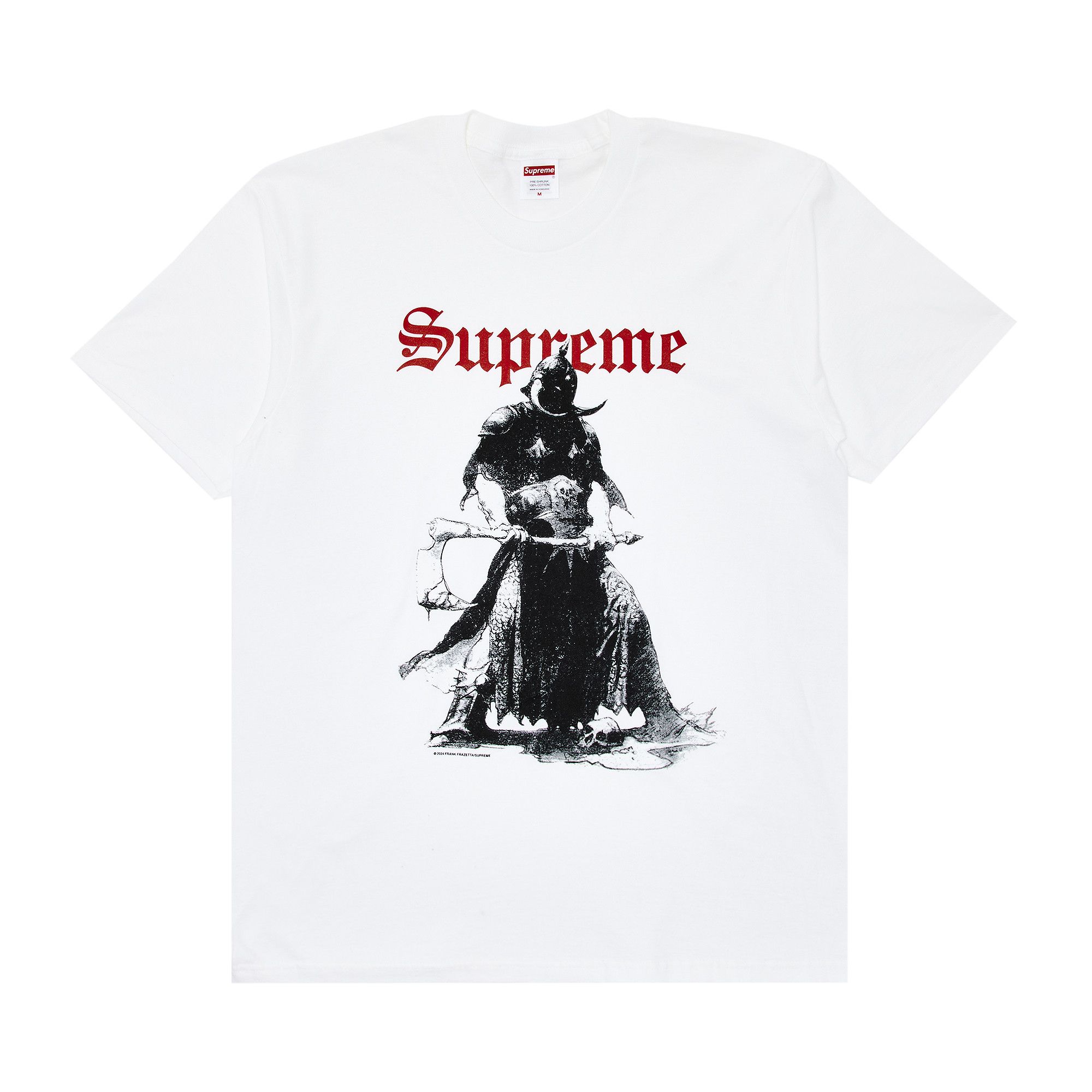 Buy Supreme x Frank Frazetta Destruction Tee 'White' - FW24T33