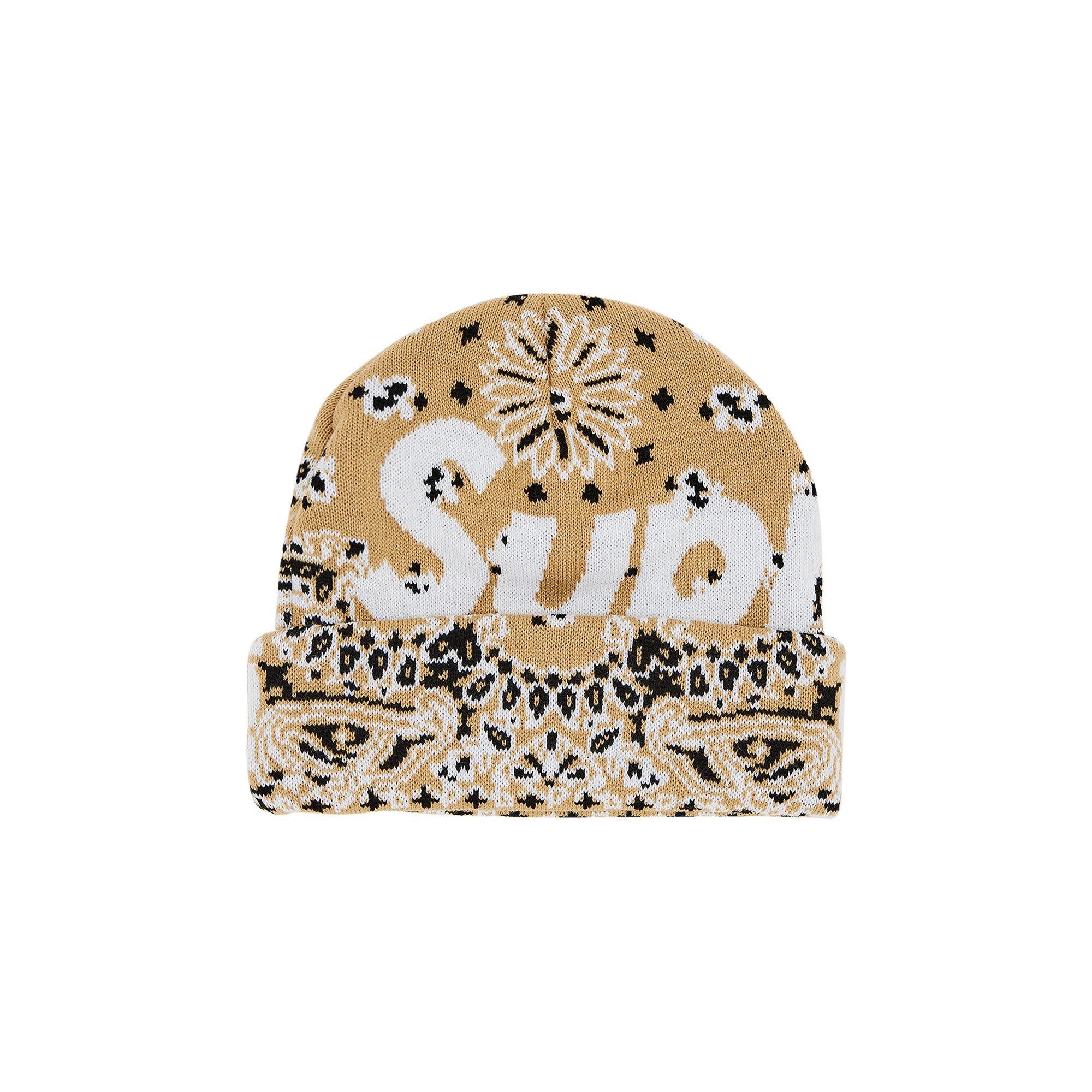 Buy Supreme Bandana Big Logo Beanie 'Tan' - FW24BN61 TAN | GOAT