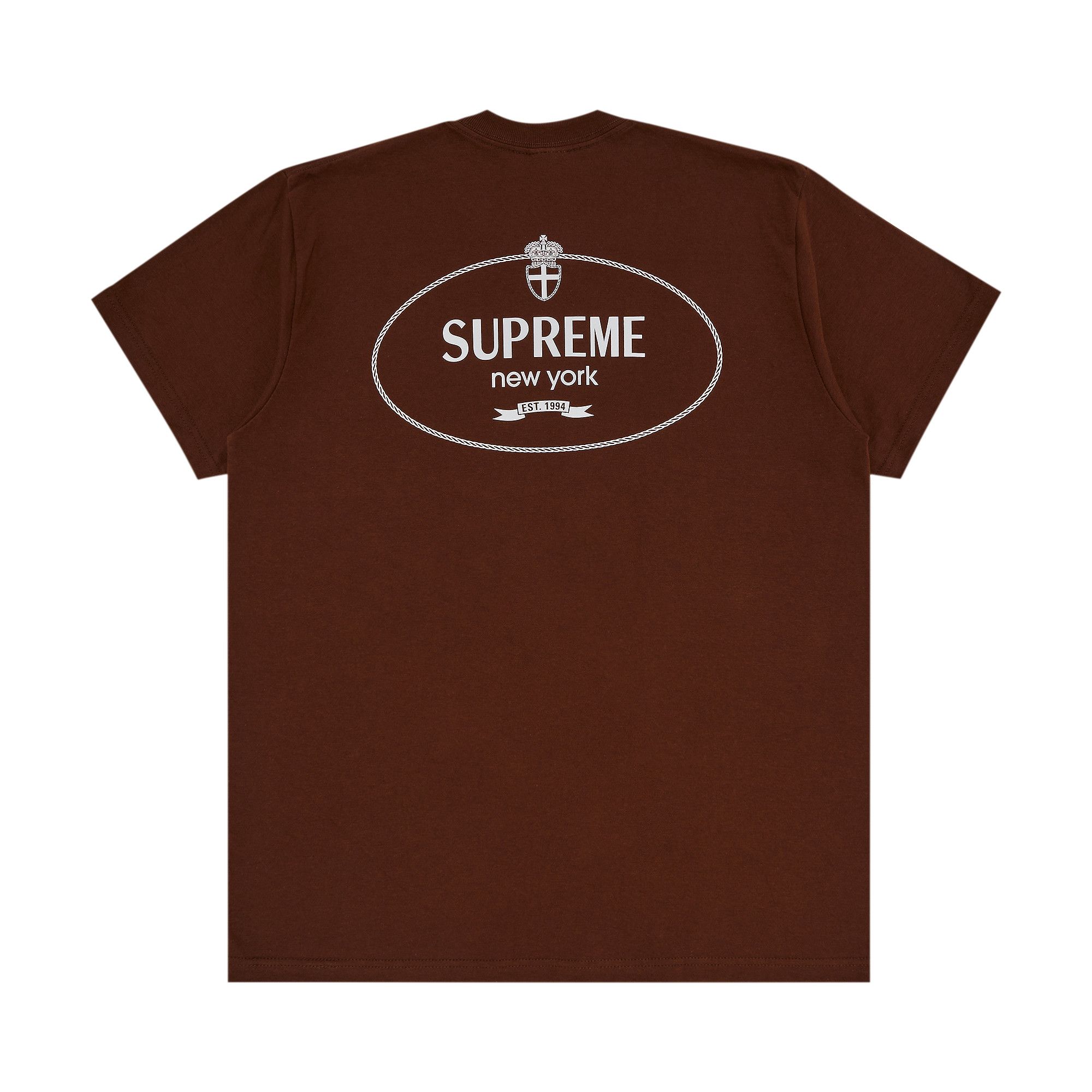 Buy Supreme Crest Tee 'Brown' - FW24T66 BROWN | GOAT MX