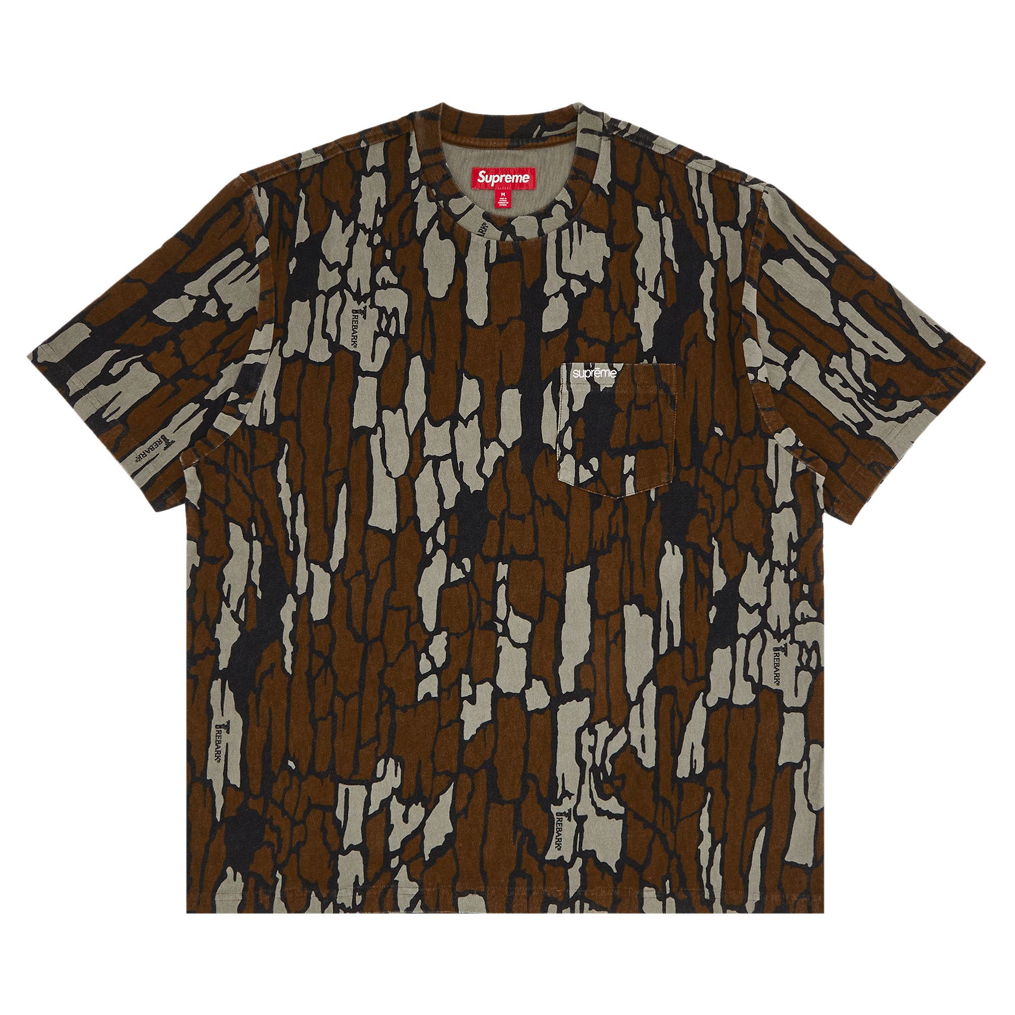 Buy Supreme Short-Sleeve Pocket Tee 'Mossy Oak Trebark Camo