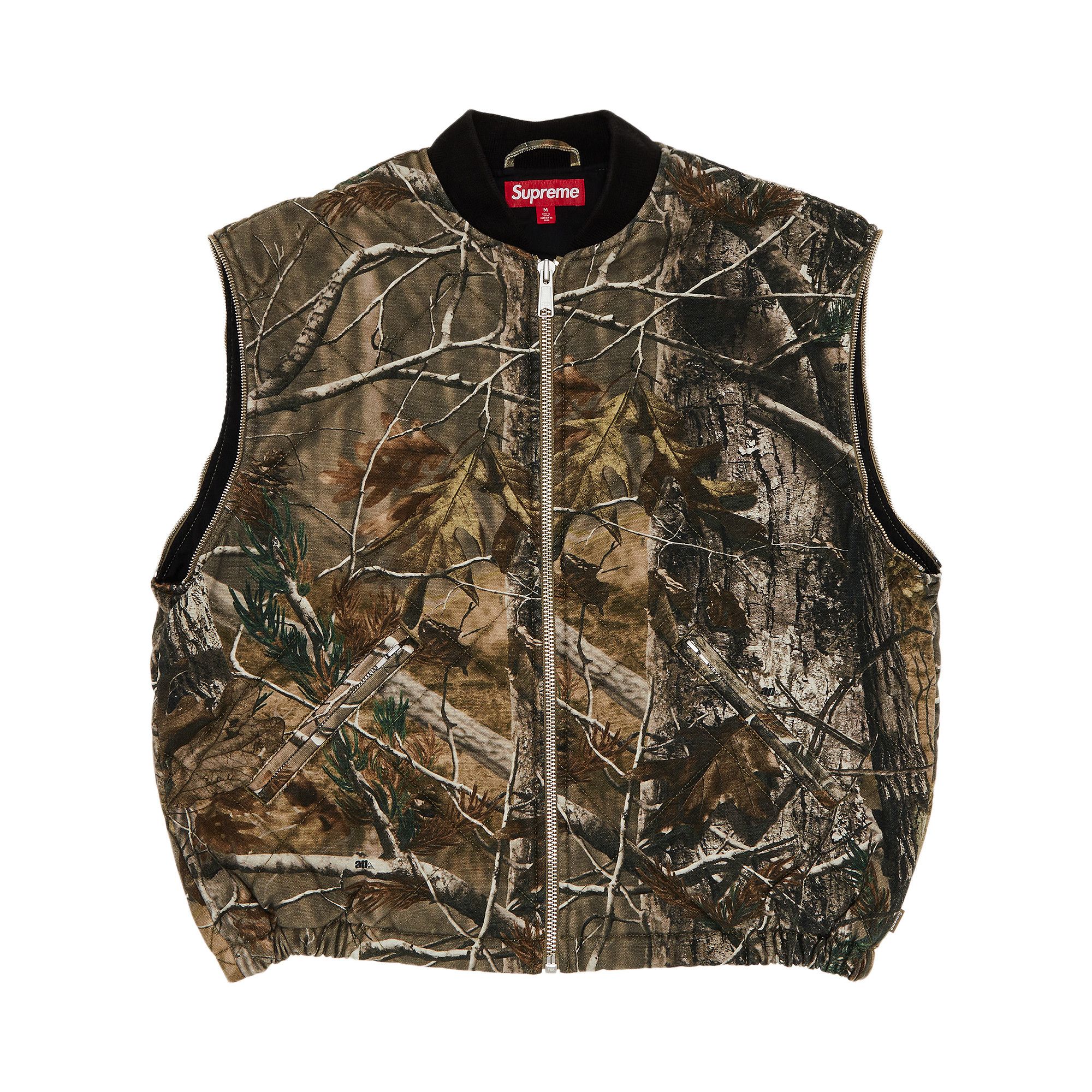 Buy Supreme Zip-Off Sleeve Quilted Bomber Jacket 'Realtree AP Camo