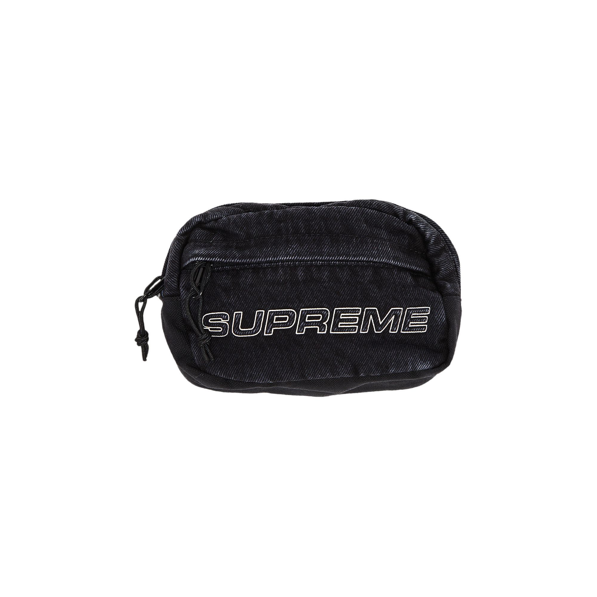 Buy Supreme Denim Mini Shoulder Bag 'Black' - FW25B6 BLACK | GOAT