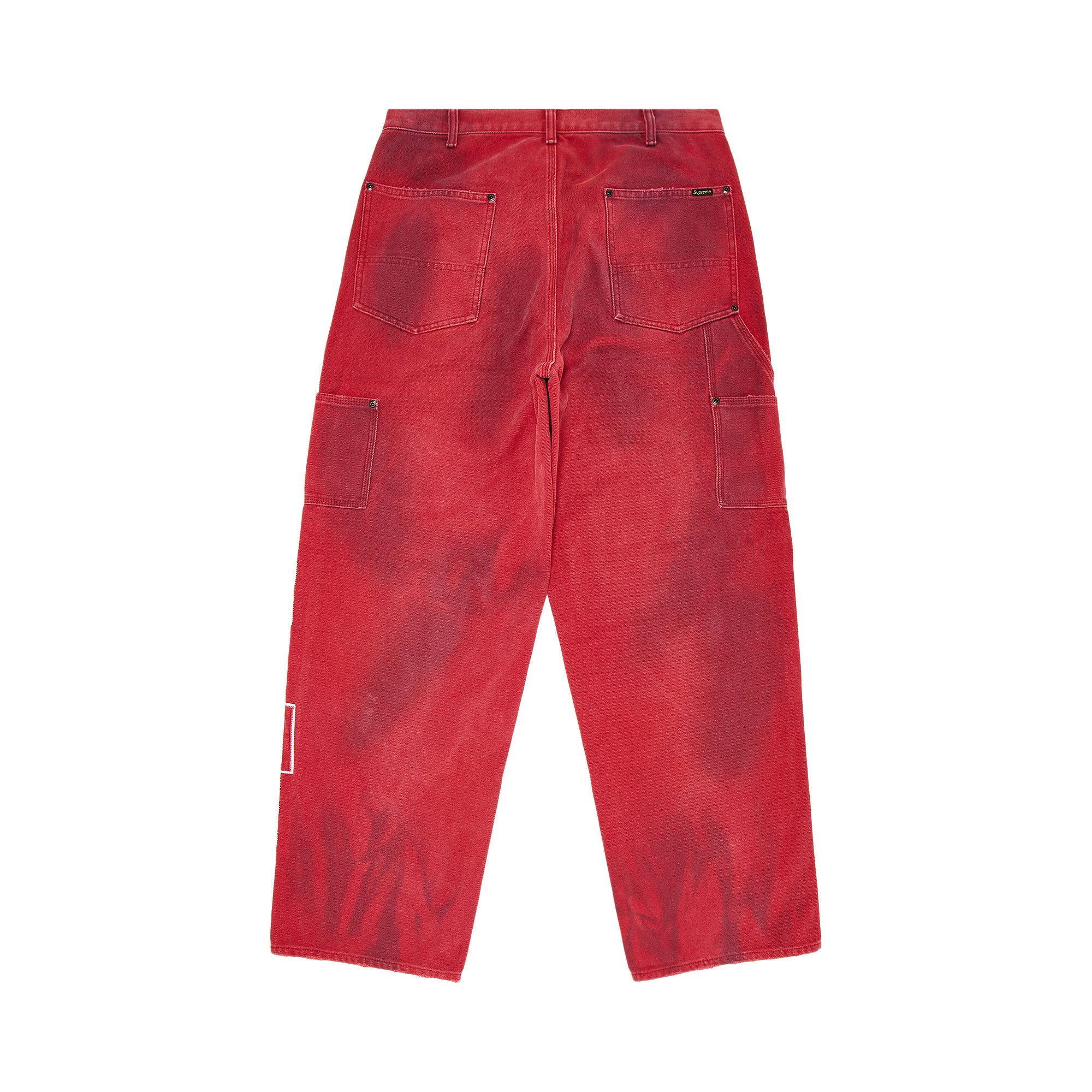 Buy Supreme Reflective Double Knee Pant 'Red' - FW25P79 RED | GOAT
