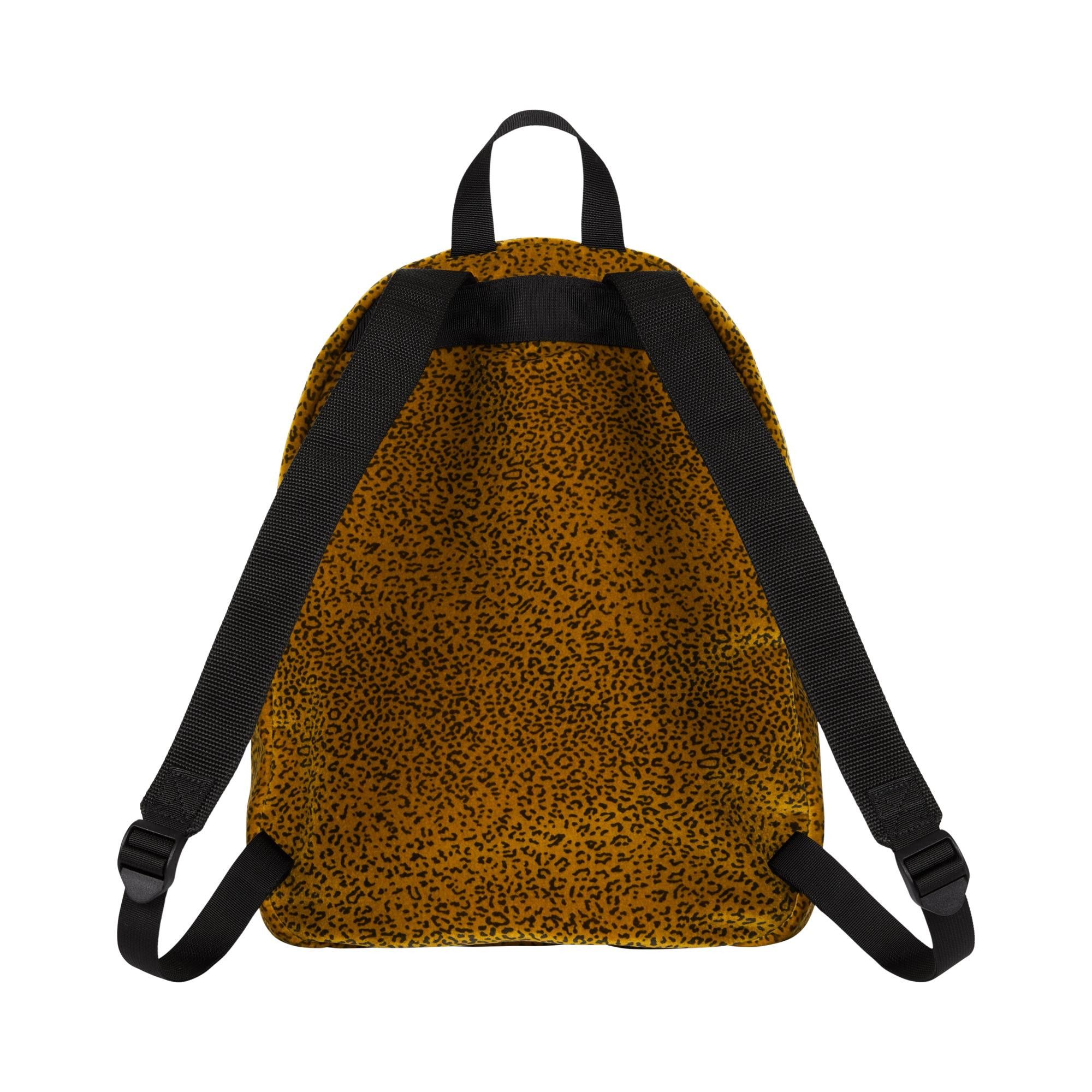 Buy Supreme Velvet Backpack 'Tan Leopard' - FW25B8 TAN LEOPARD | GOAT