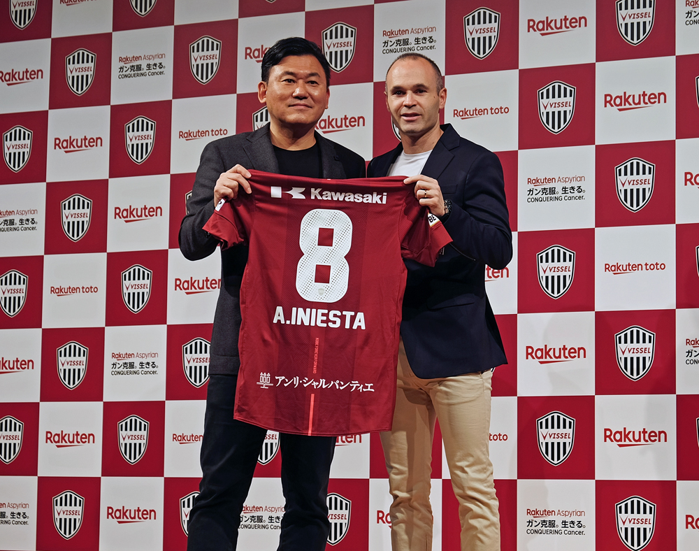 イニエスタ選手の「偽ユニフォーム詐欺」が横行 ヴィッセル神戸が注意