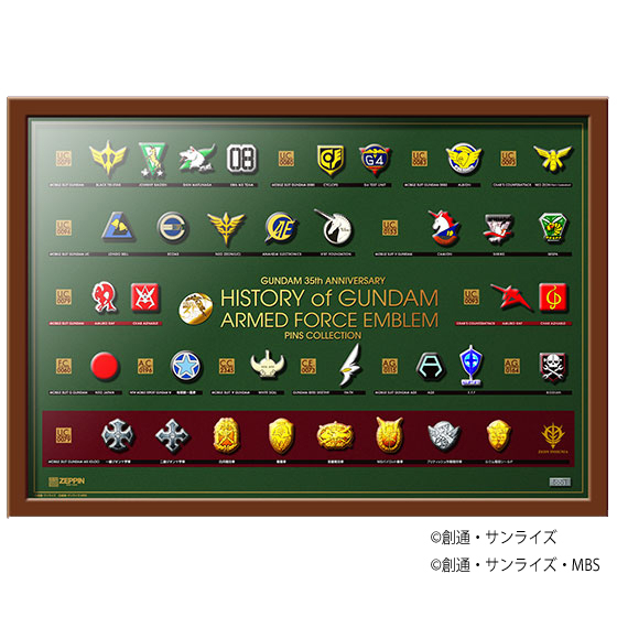 ガンダム ピンズ 35周年 エンブレム 欠品あり ガンダム ピンズ 35周年
