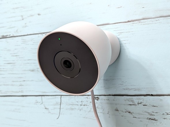 電源アダプターで給電する屋外向けの新型ネットワークカメラ「Google