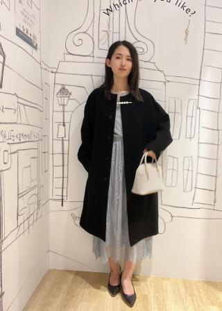 ROPÉ PICNIC(ロペピクニック) / JAPAN FABRIC中伝ノーカラーコート