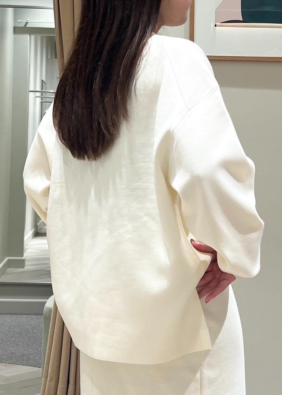 王道白ニットセットアップstyling / TSUKA / ROPÉ ｜J'aDoRe JUN ONLINE