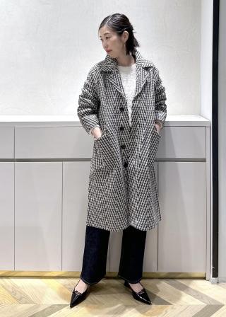 ROPÉ(ロペ) / 【COOHEM】HERRINGBONE TWEED COAT(コーヘン