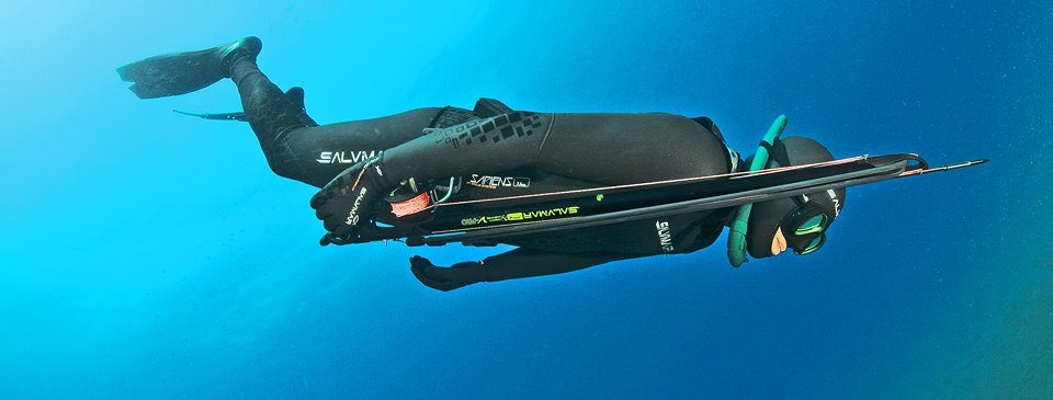 SALVIMAR／魚突き用ウェットスーツ・ロングフィン - スピア