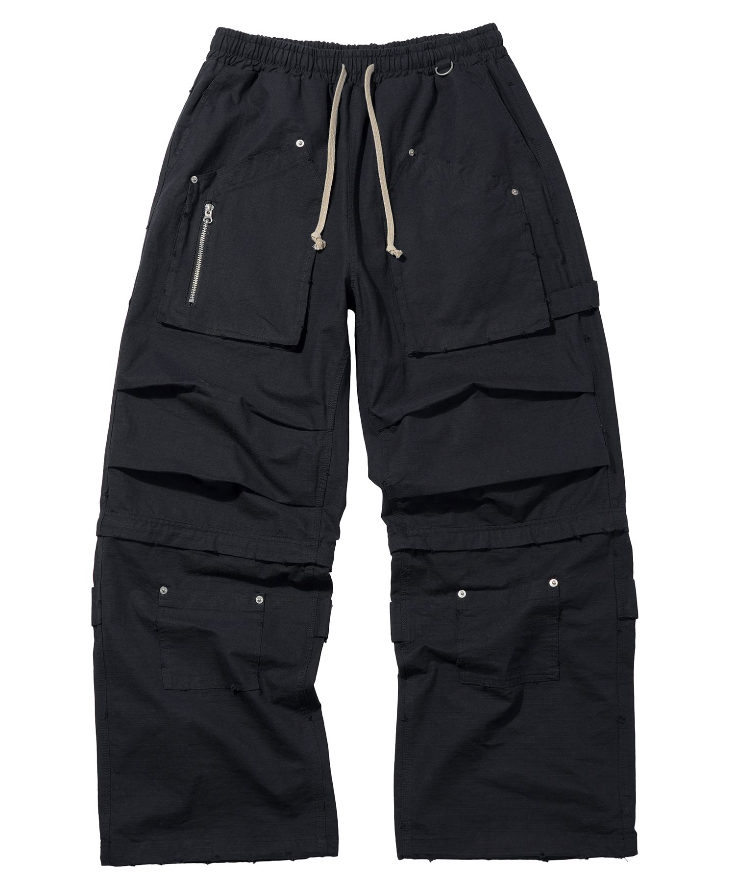 MUSINSA公式 | FLAVORISM VTG Detachable Ripstop Cargo pants (Washed