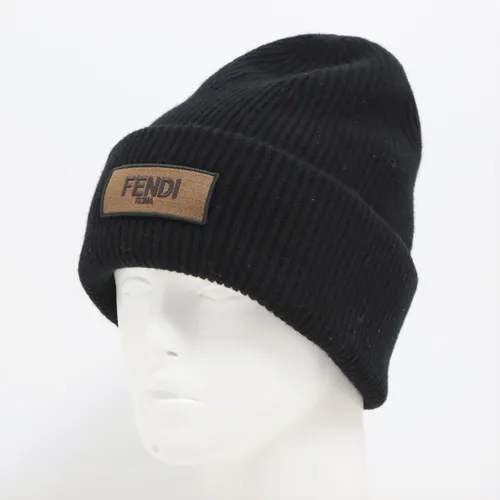 フェンディ ウール ニットキャップ ブラック ABランクの買取実績価格