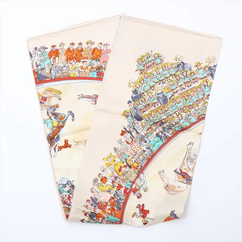 HERMES エルメス カレ90 CIRQUE MOLIER モリエサーカス