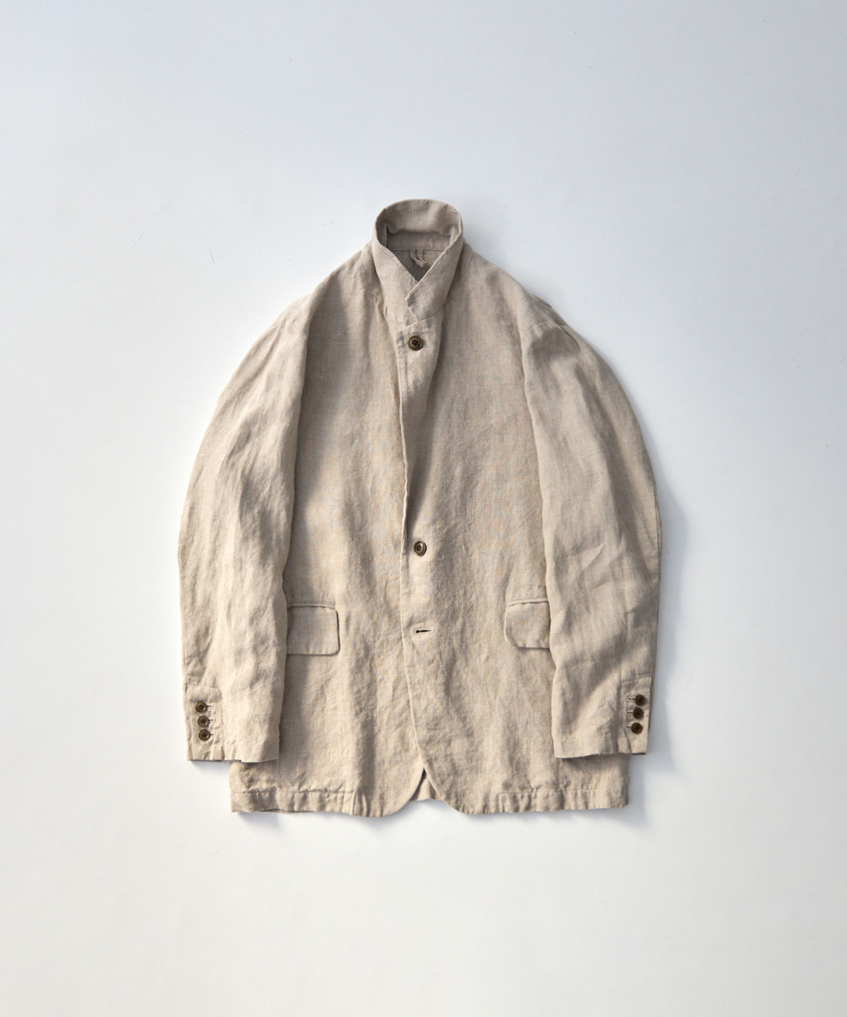 ブラックリネンキャンバス ジャケット｜nest Robe / CONFECT ONLINE SHOP