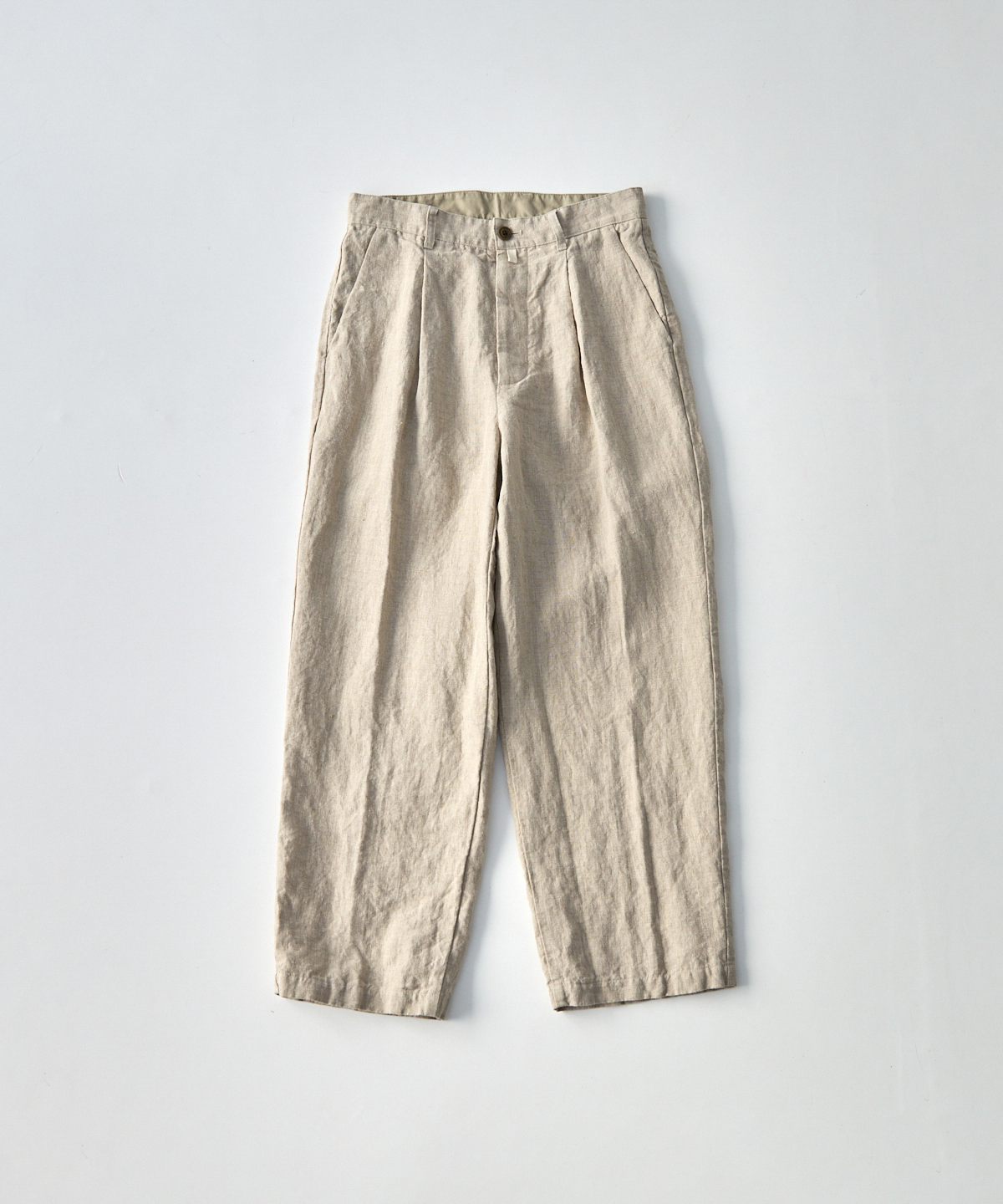 ブラックリネンキャンバス トラウザーズ｜nest Robe / CONFECT ONLINE SHOP