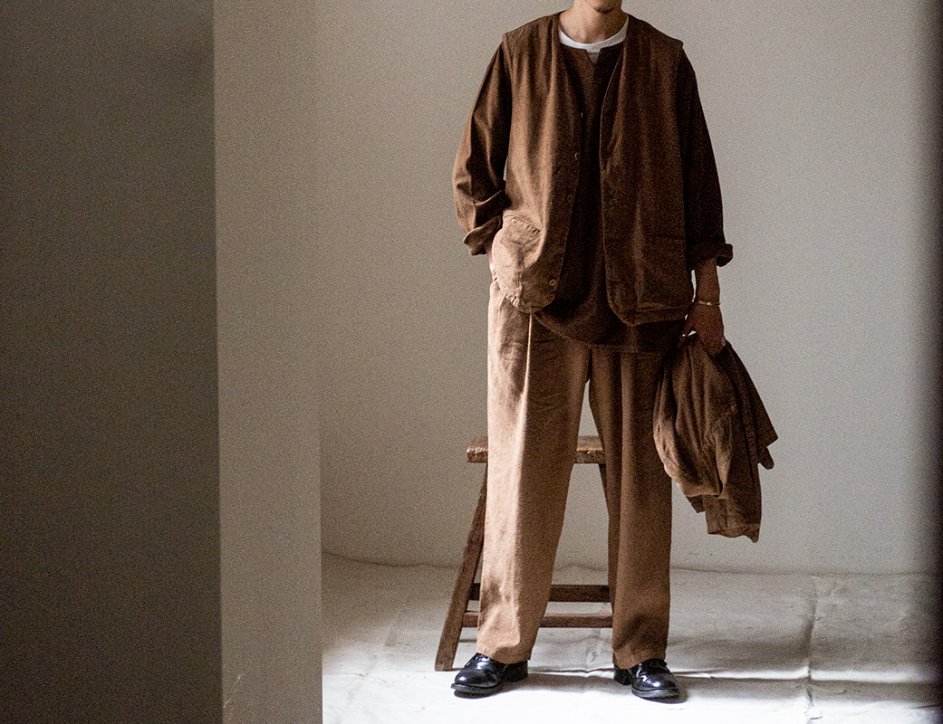 ROUGH AND LOOSE SILK LINEN SUITING｜nest Robe / CONFECT ONLINE SHOP