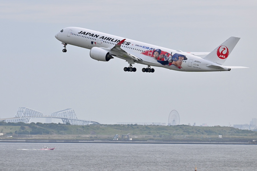 JAL、A350「DREAM SHO JET」就航 初便は大谷翔平選手ゆかりの地へ