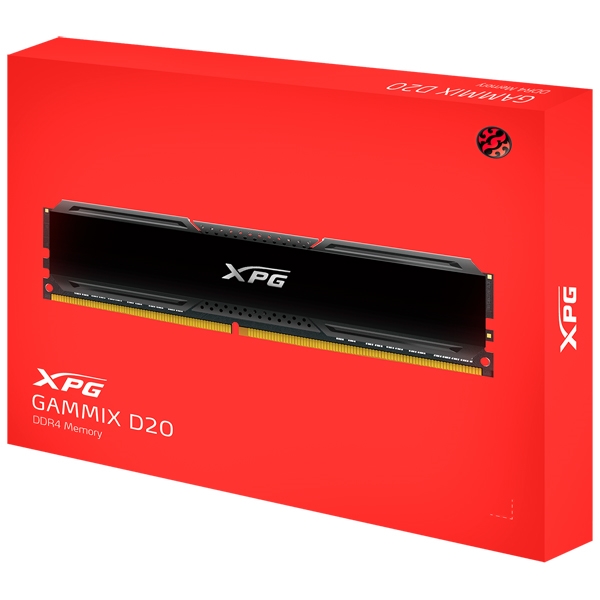 ADATA XPG GAMMIX D20 Black DDR4-3200MHz U-DIMM 16GB×2 DUAL COLOR