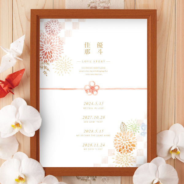 ウェルカムボード ～和風～｜ウェルカムボードならPIARY（ピアリー）