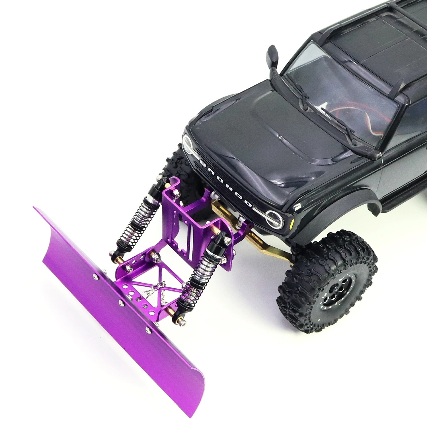 Alloy Adjustable Plow Snow Sand Shovel Crawler For 1/18 RC Crawler