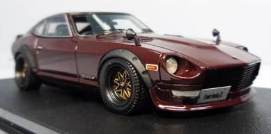 こ*あ様 Nissan Fairlady Z [S30] 1/18 マルーン こ*あ様 Nissan
