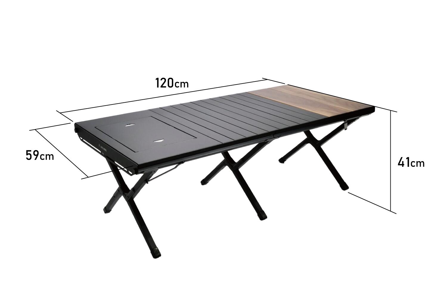 楽天市場】ウッドパネルテーブル120 WOOD PANEL TABLE120 RATELWORKS