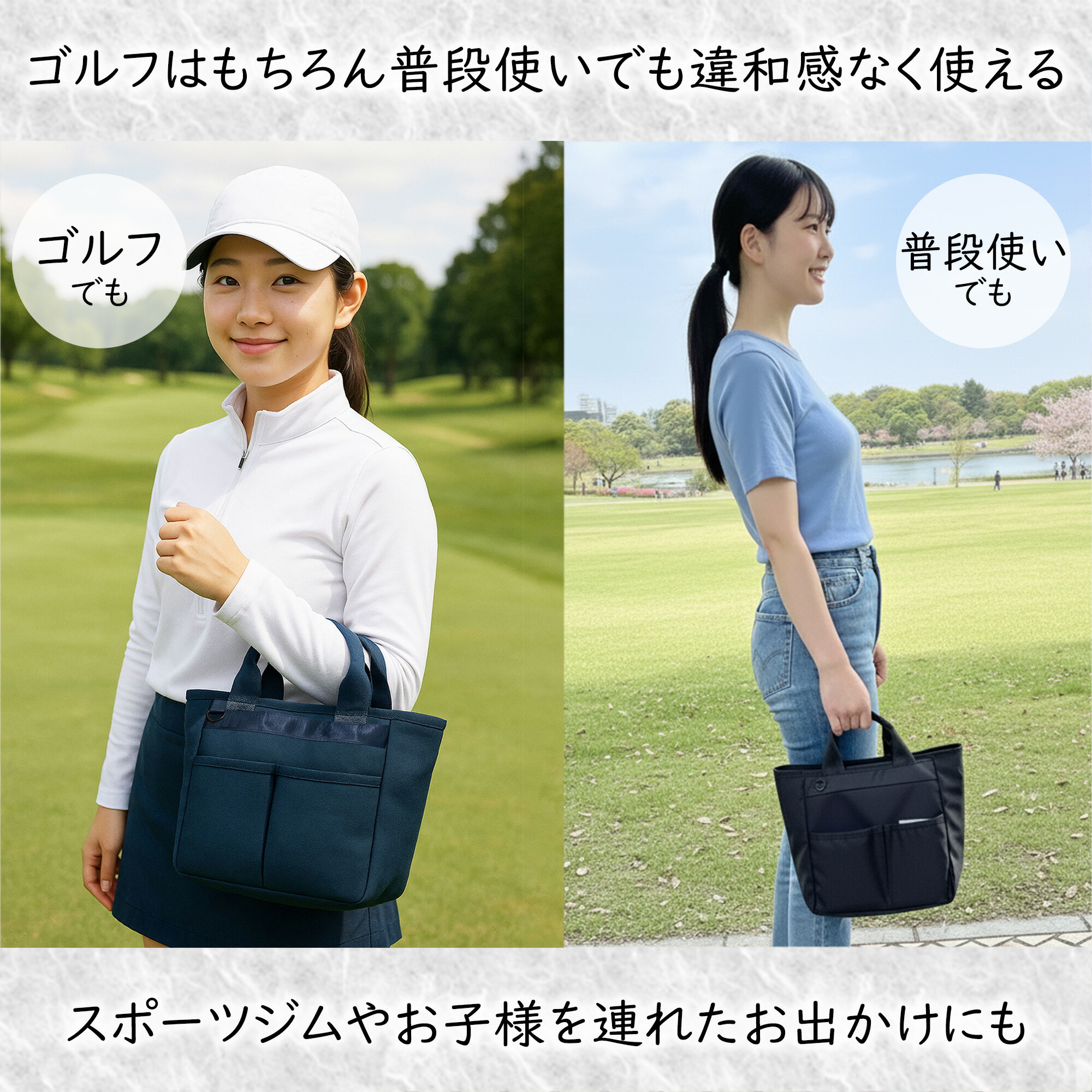 楽天市場】S.T.Golf ラウンドバッグ ゴルフバッグ 大容量 超軽量 300g