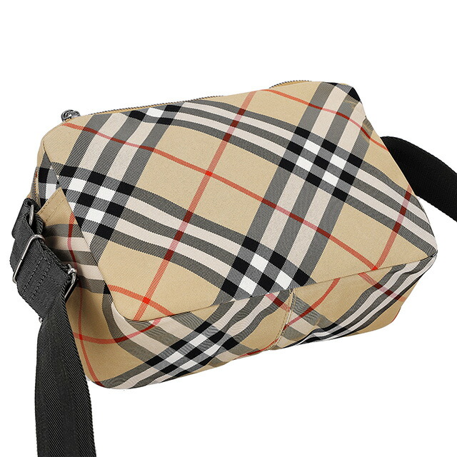 バーバリー ショルダーバッグ メンズ ブランド BURBERRY チェック