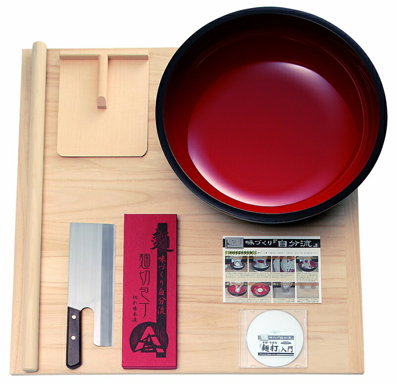 楽天市場】普及型麺打セット 大 （そば・うどんDVD付） A-1260 【豊