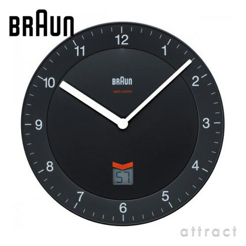 BRAUN/ブラウン Radio controlled Wall Clock/ラジオコントロール