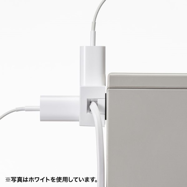 電源タップ 延長コード 2P 10個口 1m 強力ネオジムマグネット