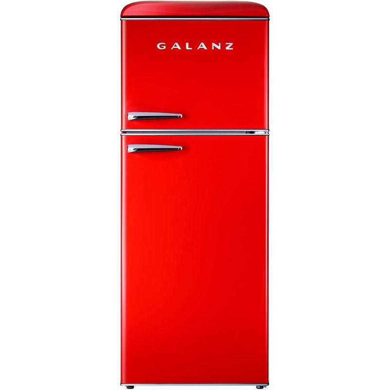 冷蔵庫 冷凍庫 280L 2ドア レトロ Galanz GLR10TRDEFR Retro