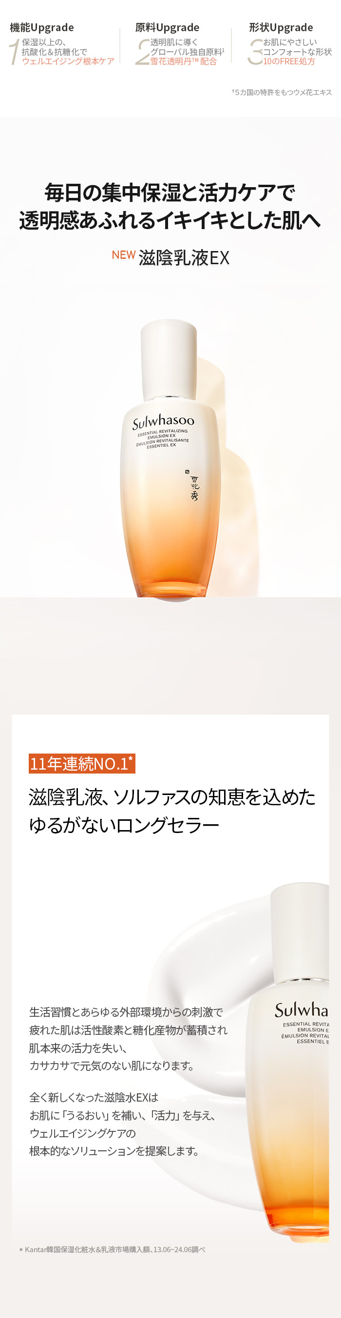 楽天市場】SS_【Sulwhasoo公式】 NEW 滋陰 ( ジャウム ) 乳液 EX 125ml