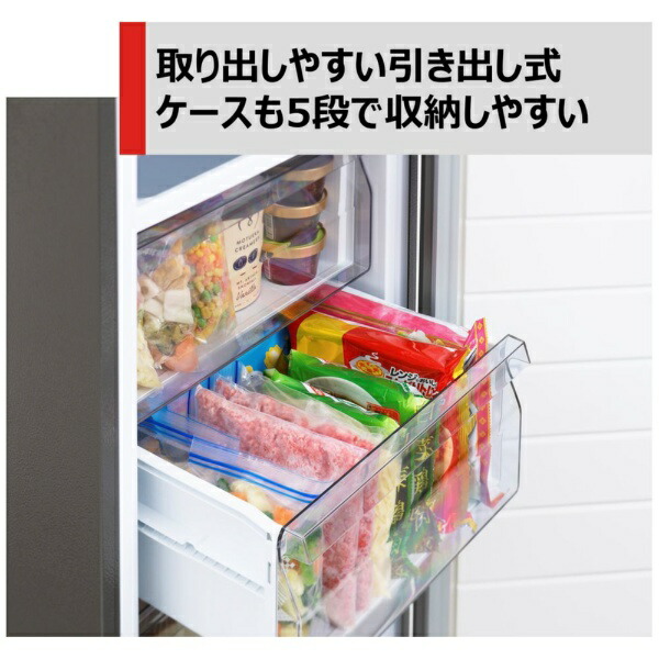 楽天ビック｜東芝｜TOSHIBA 冷凍庫 HS ダークシルバー GF-W14HS-HT [幅