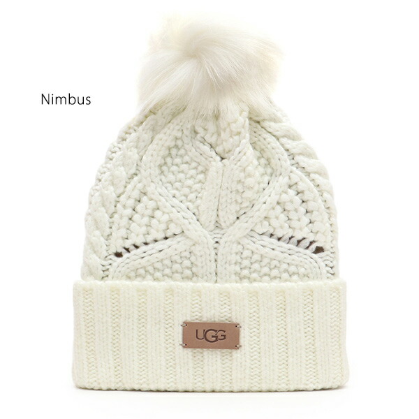 楽天市場】アグ【UGG】100819 Cable Beanie With Pom ケーブル