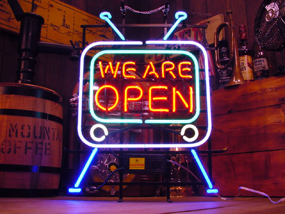 楽天市場】【即納】【在庫あり】Come in WE'RE OPEN ネオン管