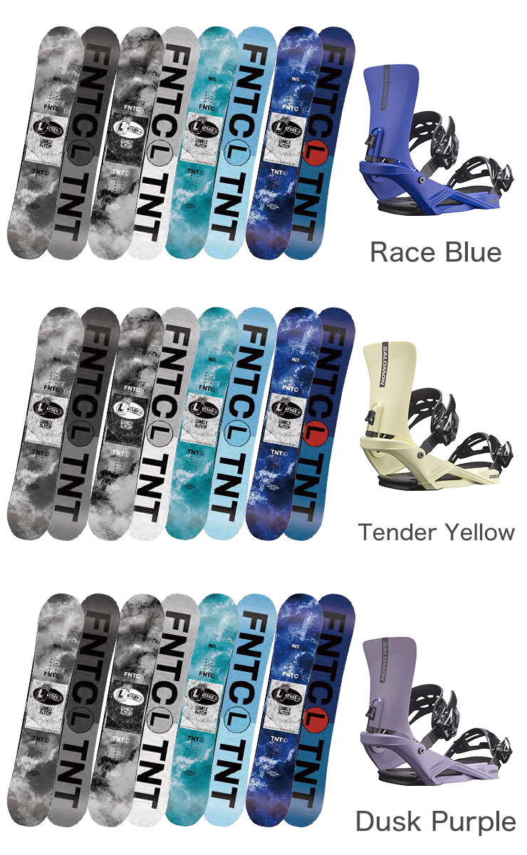 FNTC スノーボード バインディングセット Wサイズ エフ FNTC