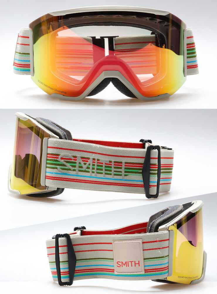 ポイントUP祭!!】2025 SMITH スミス スノーボード ゴーグル Squad MAG